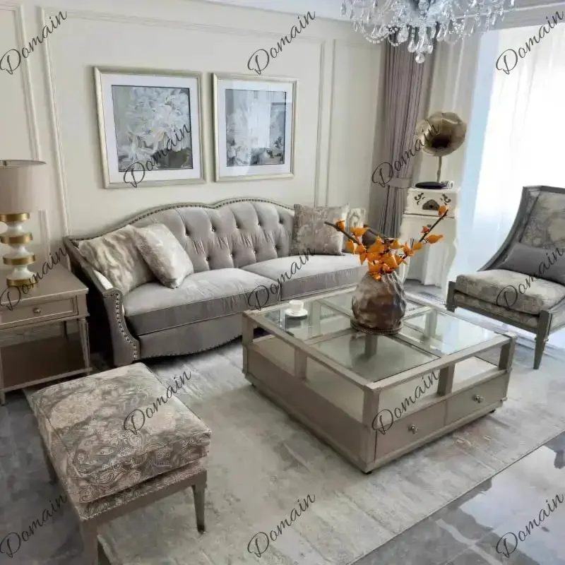 DWE Two Seaters Living Room Sofas Velvet Small Open Floor House Living Room Sofas Loveseat Mini Soft Muebles Para El Hogar Couch