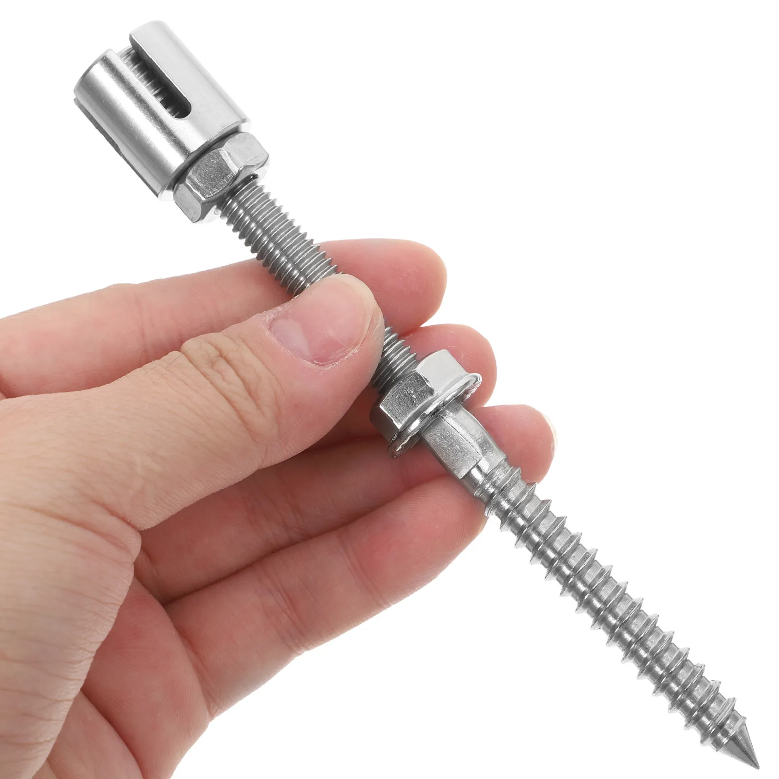 2Pcs Stainless Steel Plant Vine Wall Clips Rotating Cross Clamp for Vertical Growth Garden Greenhouse Tomato Grape Seedling