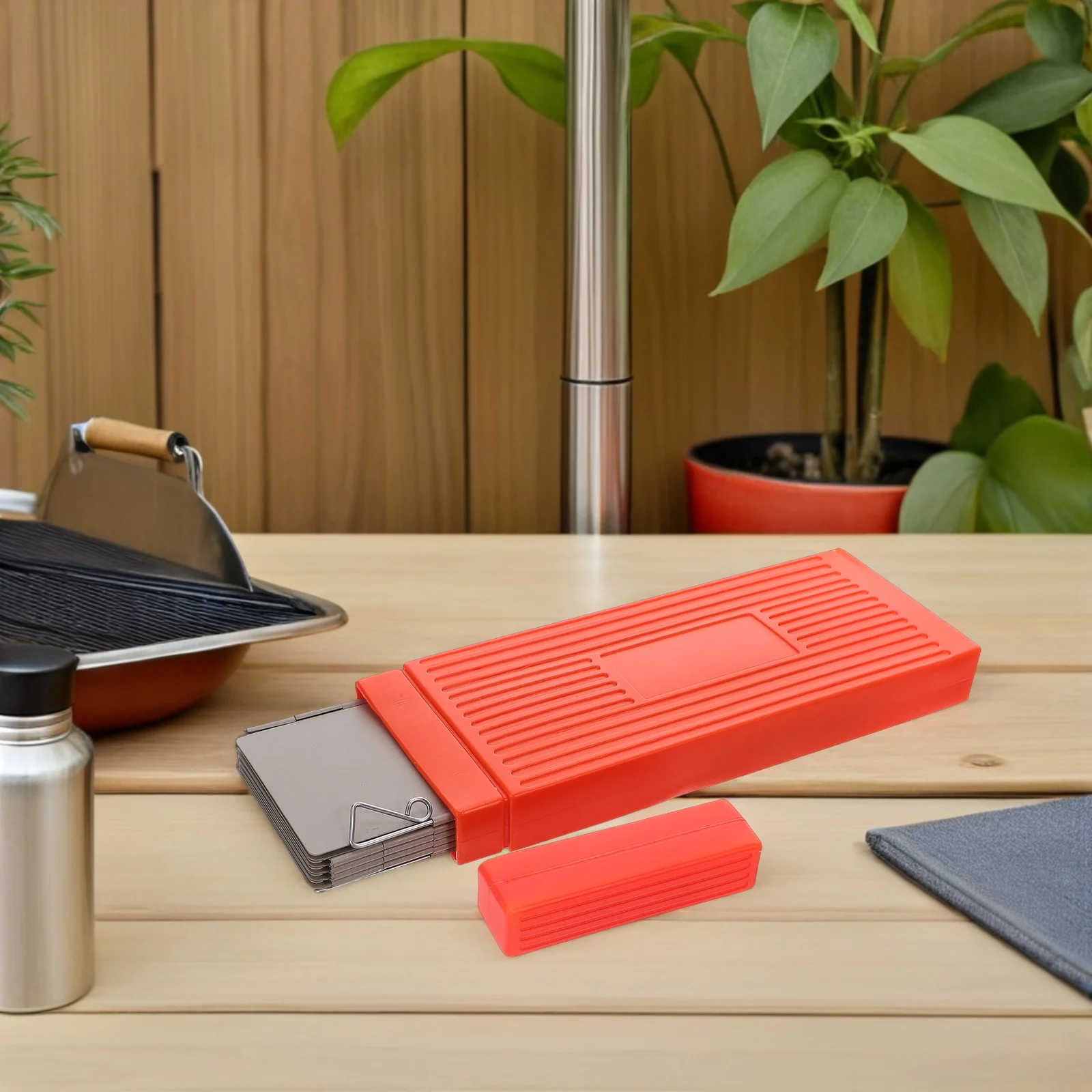 

Camping Stove Windscreen Lightweight Aluminum Alloy Folding 10 Plates Outdoor Stove Windshield for Camping Backpacking Hiking