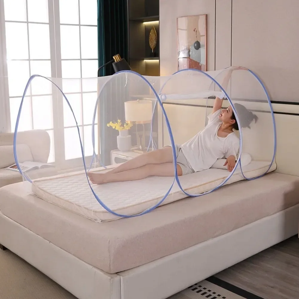 Portable Mosquito Net Adjustable Mesh, Anti Mosquito Sleeping Net for Outdoor Travel