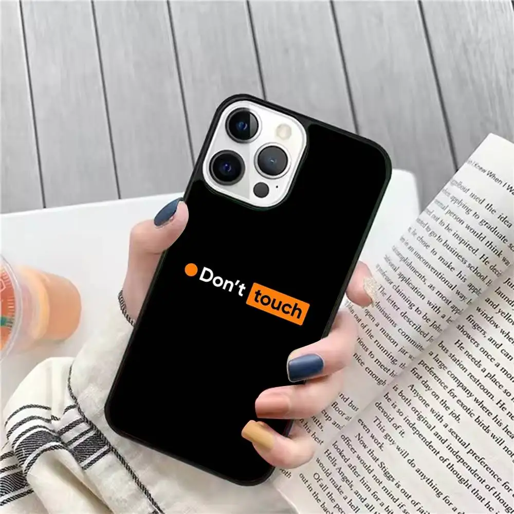 

Чехол для телефона «Не прикасайтесь к моей» с сильным магнитом для iPhone 16, 15, 14, 13 Pro Max 11, 12 Mini