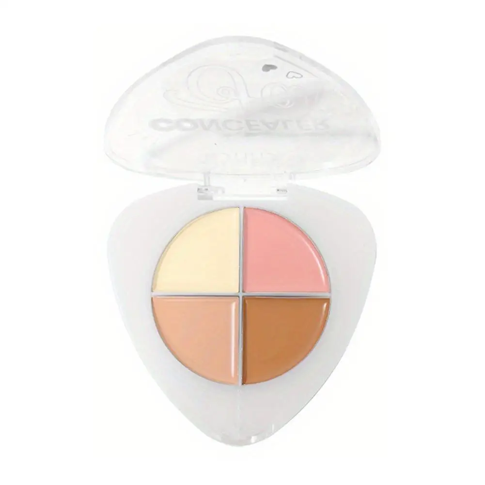 Paleta de maquillaje profesional para sombra de ojos, 4 colores, resistente al agua, ligera y larga duración, base correctora, D9b7