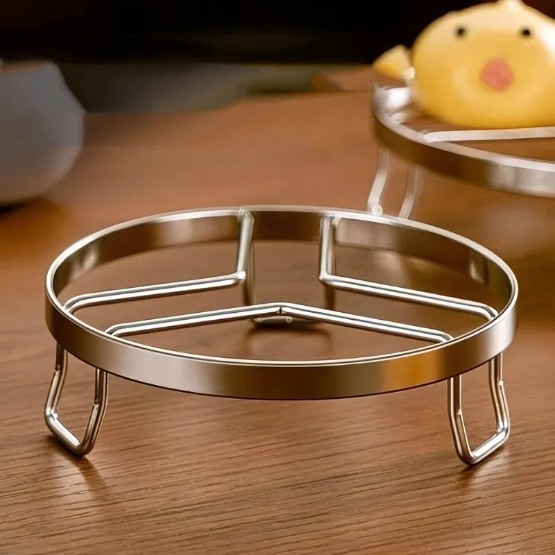 

304 Stainless Steel Steam Rack Vegetable Steamer Rack Stackable Steamer Insert Versatile Cooking Rack for Vegetables Dumplings