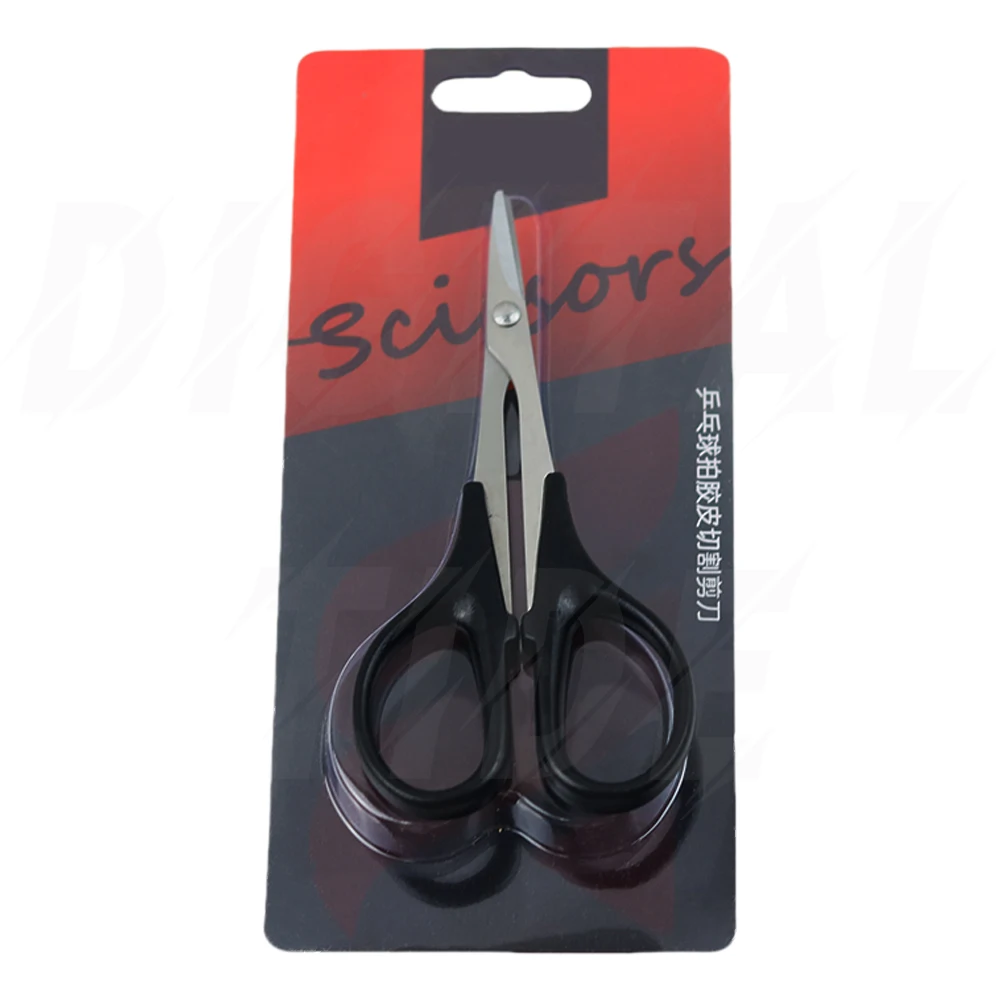 Table Tennis Rubber Cutting Scissors 30° Bent Sharp 3CR13 Stainless Steel Blade Cutter Professional Adhesive Racket Tool