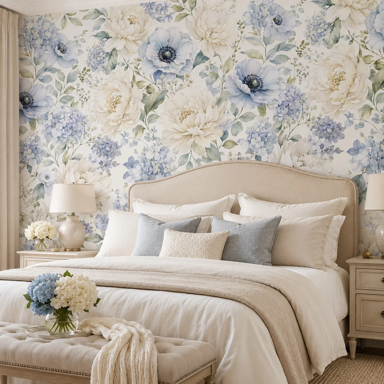 blue-white-floral-wall-mural-wallpaper-watercolor-peony-hydrangea-feature-wall-decor-for-living-room-bedroom-non-self-adhesive