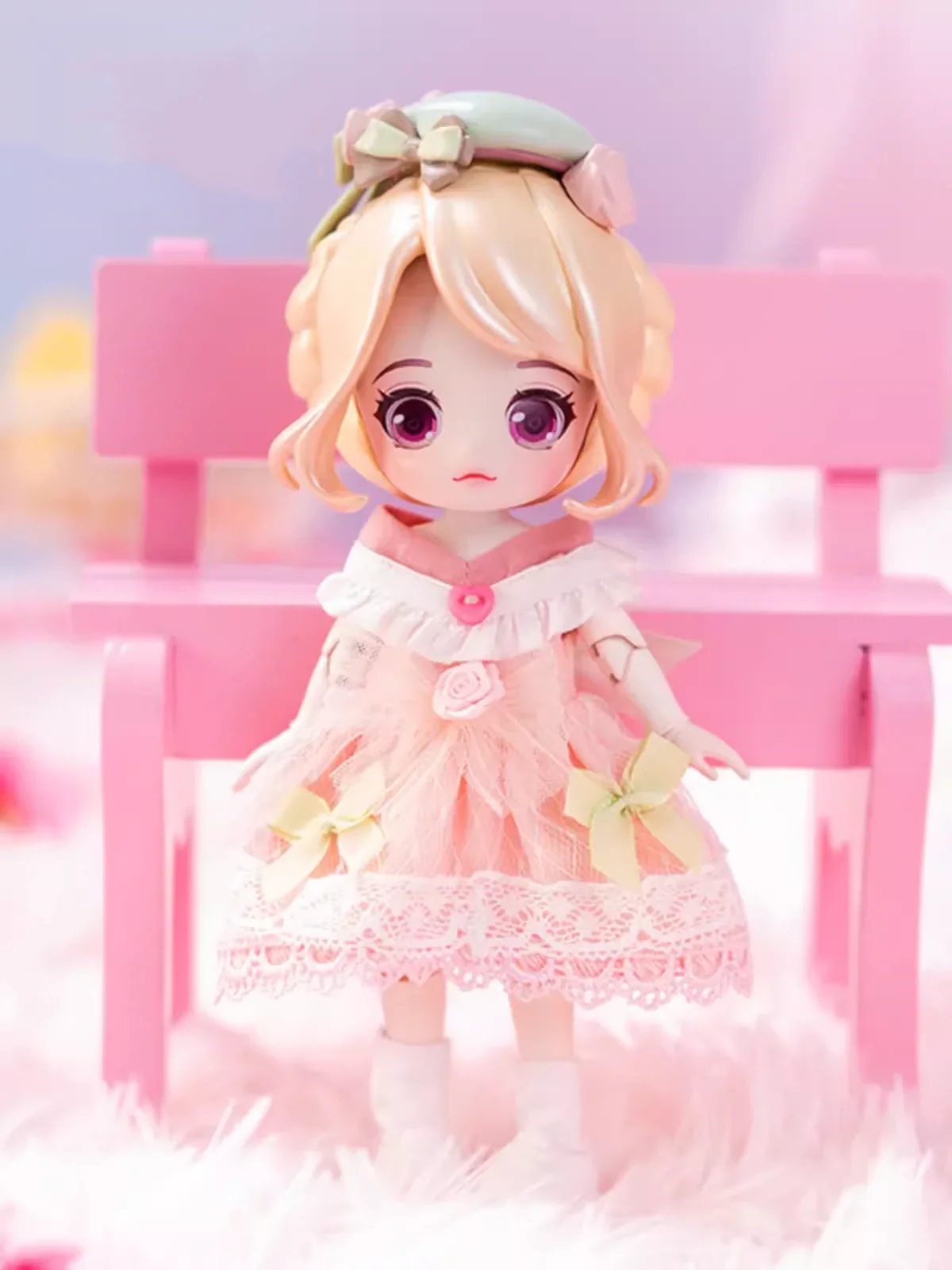 Original Kokoya The Song Of Flowers And Dreams Series Bjd  Blind Box Toys Cute Action Anime Figure Kawaii Mystery Box Model Desi