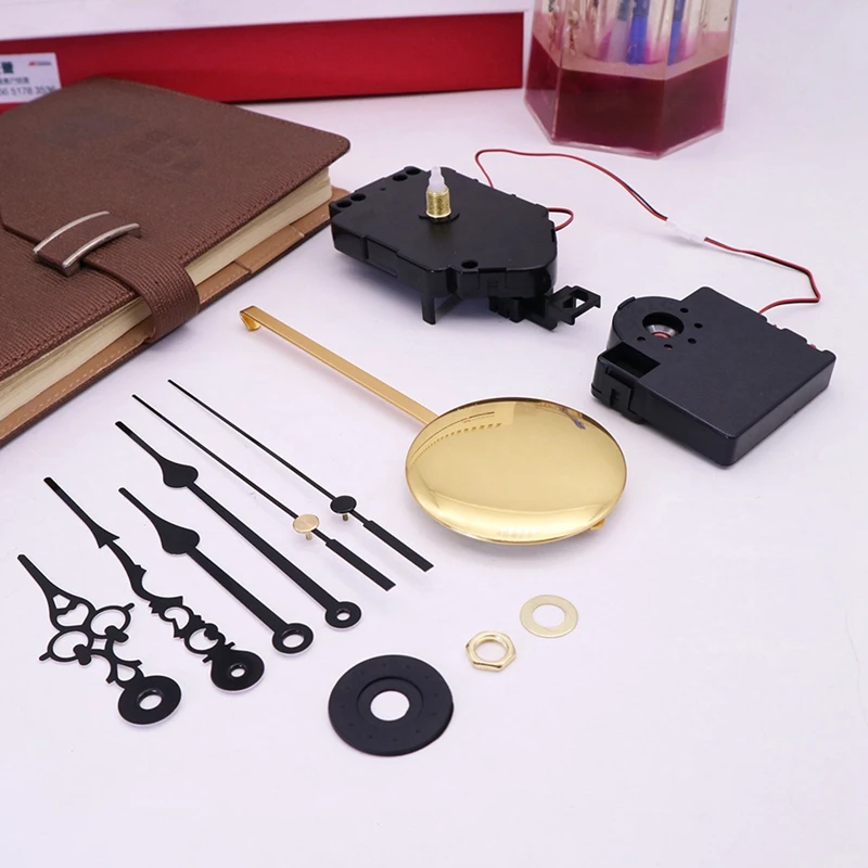 DIY Hours Minutes Seconds Metal Pendulum Swing Movement Set 16 Music Box Accessories