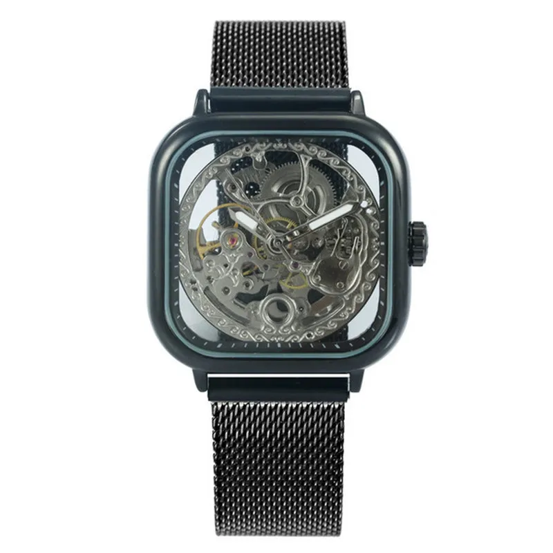 Lot de montres mécaniques automatiques évidées pour hommes, style européen et américain, décontracté, mode, livraison gratuite