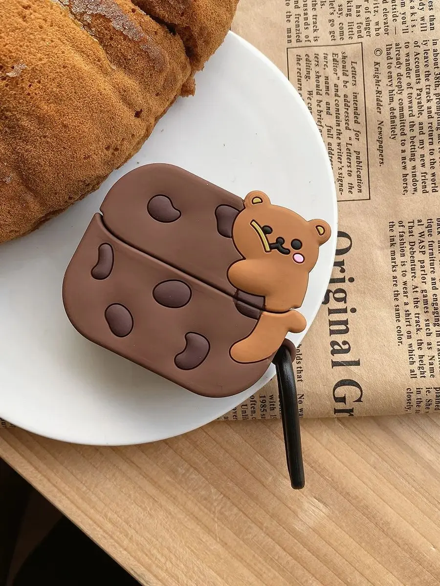 Étui Airpods Pro 3 en Silicone, housse de protection pour écouteurs, 3ème casque, antichoc, manchon de dessin animé 3D