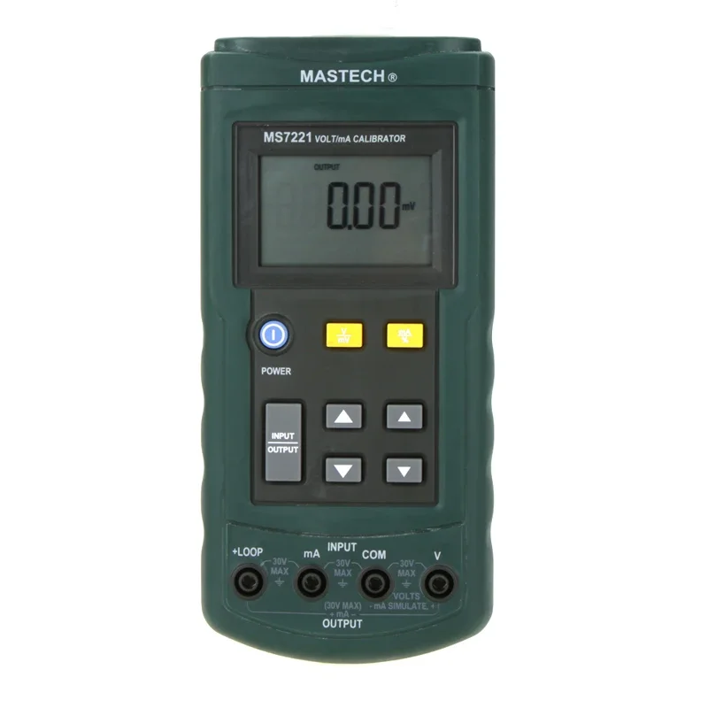 Mastech MS7221 Volt/mA Voltage Current Calibrator Source/Output Step DC 0-10V 0-24mA Tester Meter