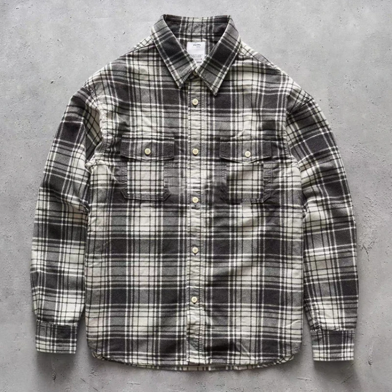 

2024SS High Street VISVIM Men's Casual Shirt Y2k Clothes Top Comfortable Shirts for Man Men's Clothing Women's Clothes
