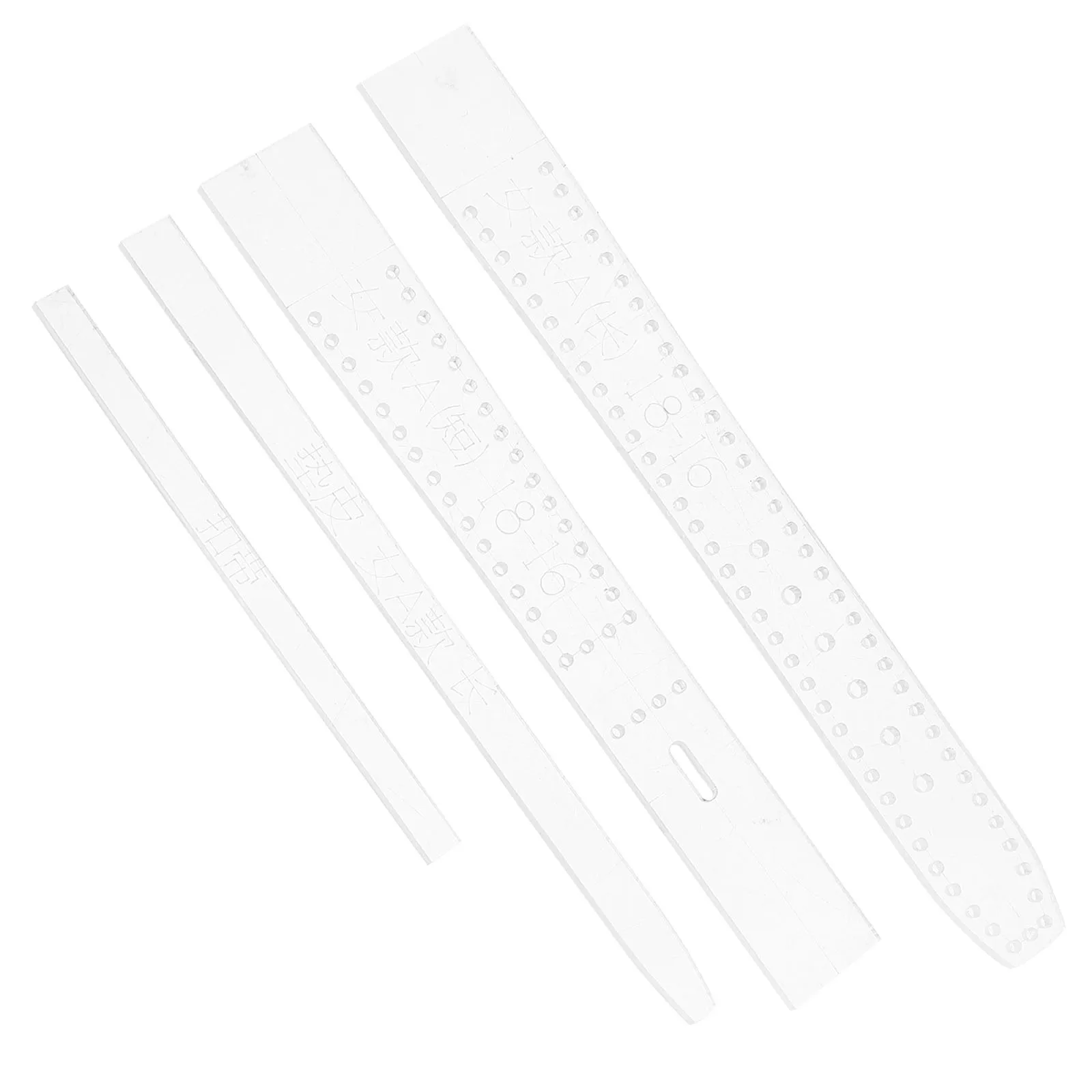 

Acrylic Watch Strap Mold Pattern Template for DIY Craft 18 16 Size Clear 3mm Thickness Durable Stencil Tool Kit Sizer