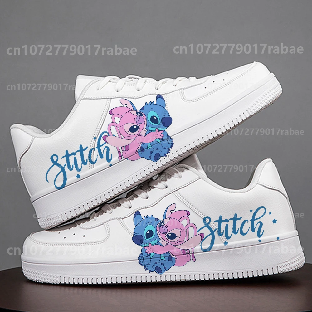 Stitch casual Shoes Male Platform Sneakers Fashion Women kateboarding Shoes 3D graffiti Student Casual shoes Christmas present