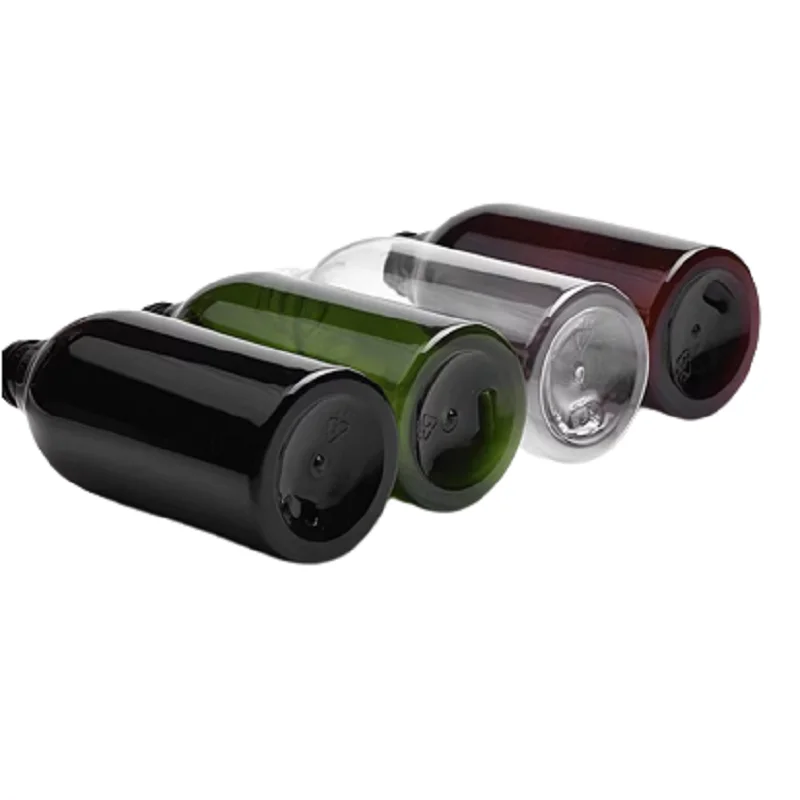 Botella rellenable de plástico de 15 Uds., contenedor de embalaje cosmético vacío de 300ml, botellas de Spray con gatillo verde transparente, negro, blanco y marrón
