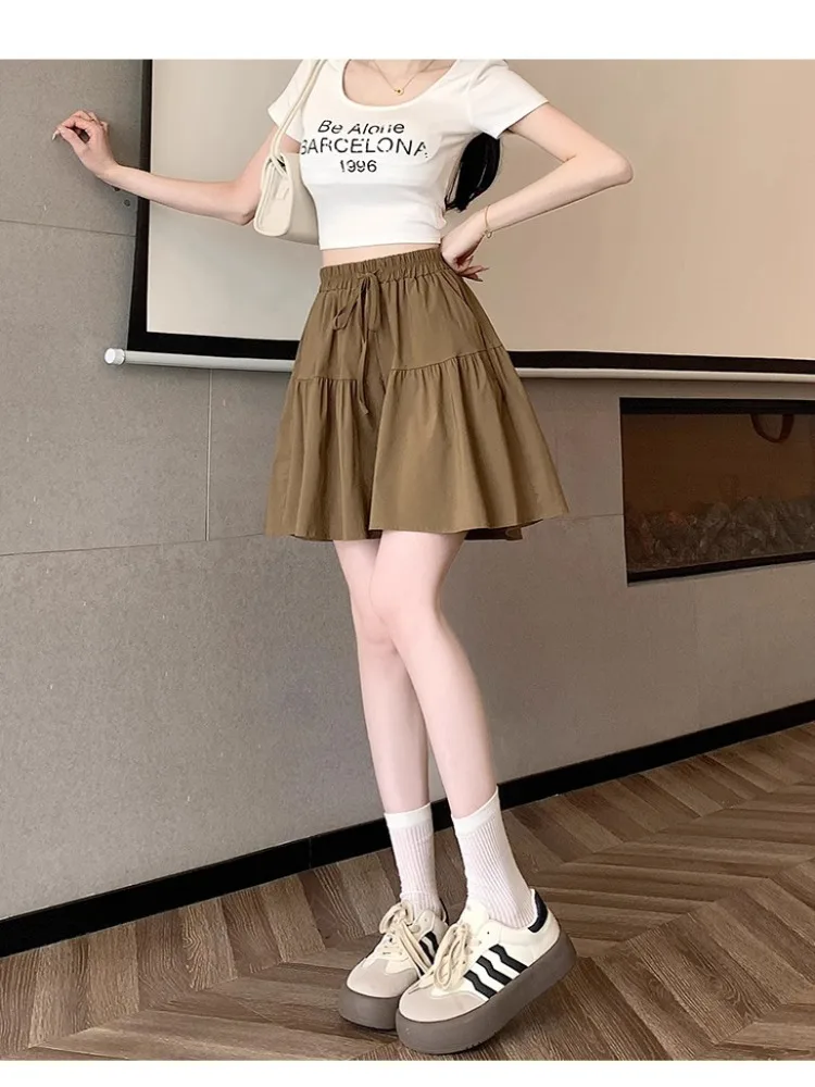 Soie glacée mince respirant grande taille mince jambe large cinq-quarts pantalon femmes été taille haute Qui sec orts ample décontracté Pa...