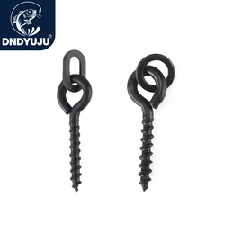 DNDYUJU 30pcs Carp Fishing Chod Boilie Screw with Ring Pop Up Peg Pellet Holder Bait Stop Terminal Tackle 14mm/15mm