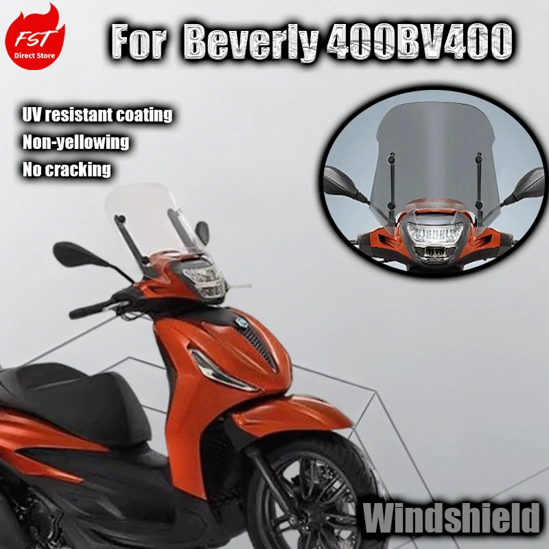 For Piaggio Beverly 400BV400 windshields front handguards and original factory windshields