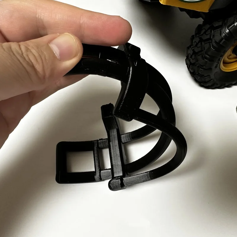 1/8 MX H8P Sport Fish Mouth Front Bumper Non-destructive Installation Modification Parts Exterior Cosmetic Mood Decor Accessori
