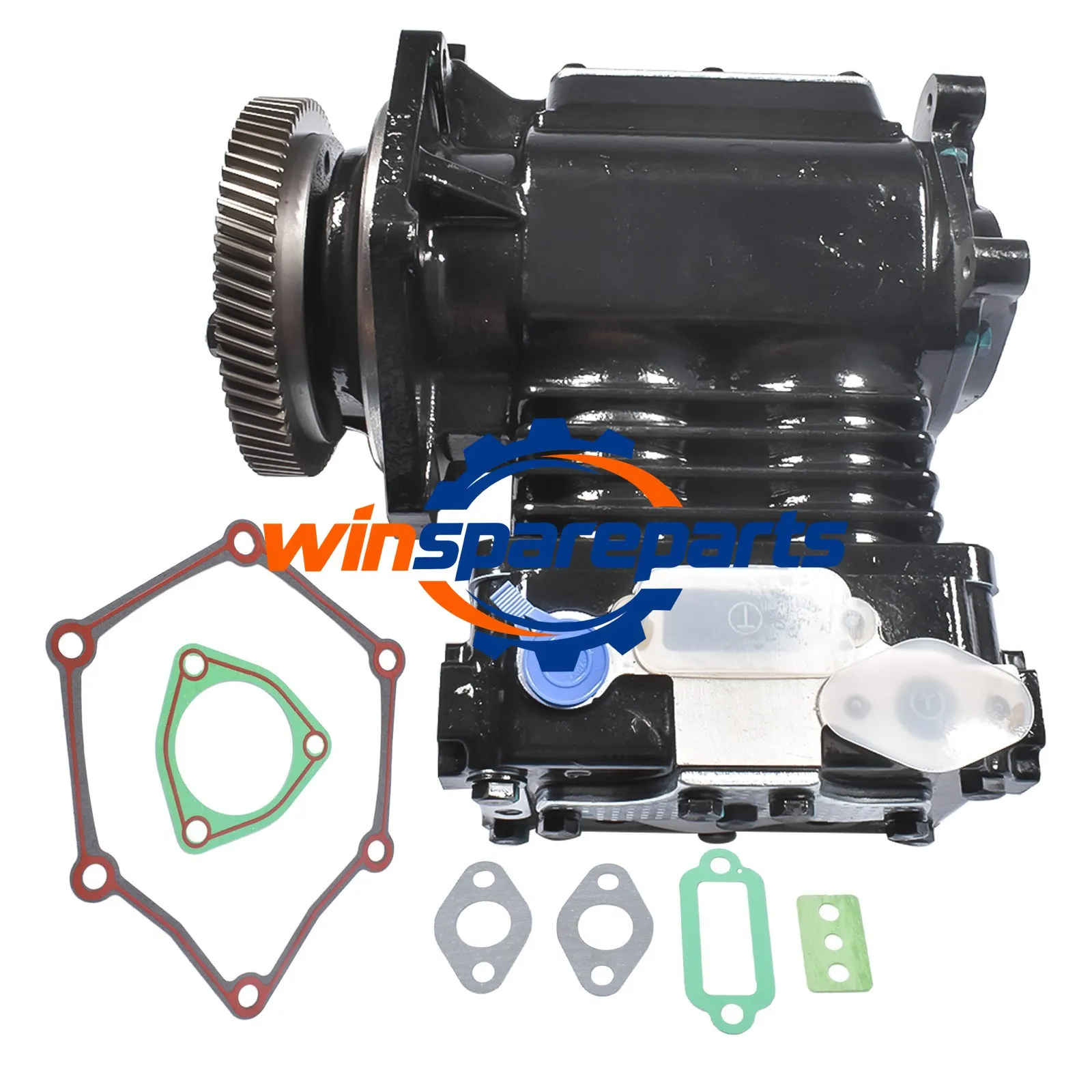Air Brake Compressor Fits For Detroit Series 60 12.7 Engine TU-FLO 750 R23522123