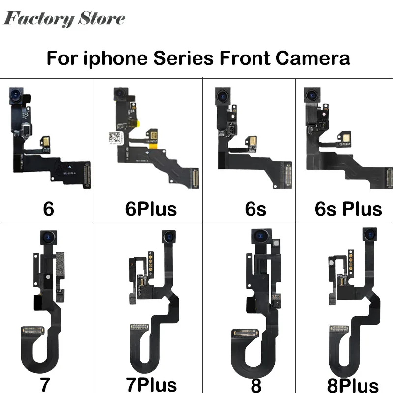 Original Front Camera Flex for iPhone 6 6Plus 7 7Plus Selfie Camera for iPhone 6s 6sp 8 8 plus with Proximity Sensor