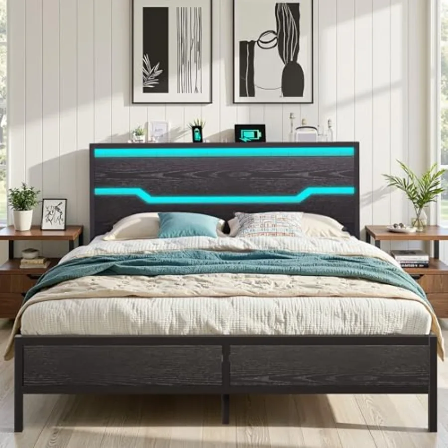 Queen Bed Frame Wit…