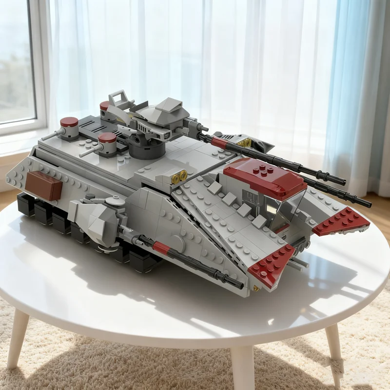 747 деталей MOC Star Battle UT-AT Playscale Модель Тризубца Конструктор Строительные блоки Рождественские подарки Игрушка Креативная идея Кирпичик