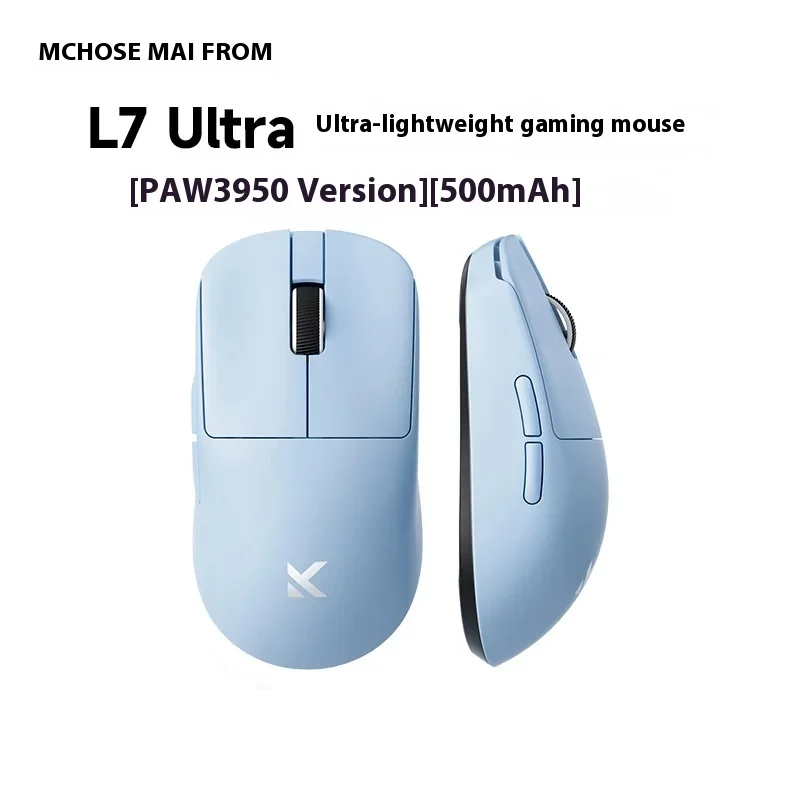 

Горячая мышь Mchose L7 для киберспортивных игр, трехрежимная Pro, беспроводная Bluetooth Paw3395, легкая киберспортивная мышь, компьютерный офисный подарок