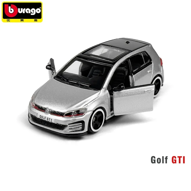 Bburago 1:64 Volkswagen Golf GTI 2017 Imitation Alloy Diecast Car Model Collection Toy Gift