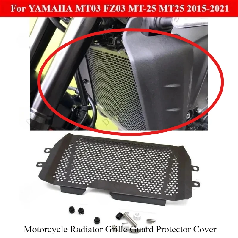 Motorcycle Radiator Grille Guard Protector Cover For YAMAHA MT 25 03 MT25 MT03 FZ03 2015 2016 2017 2018 2019 2020 2021