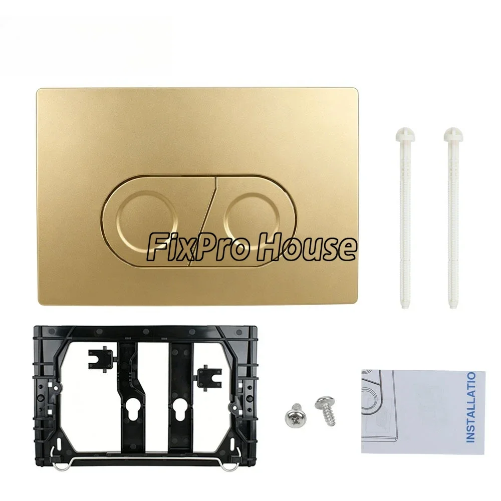1PC Silver Dual Flushing Plates for Geberi-t Up100 115.127.21.1 Delta 20 Toilet Concealed Cisterns Wall-mount Tanks Pannels