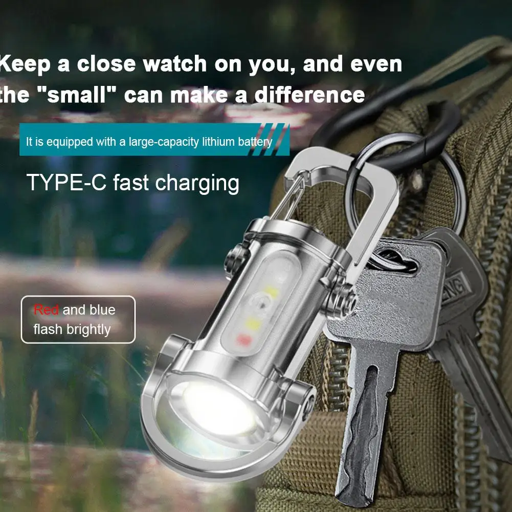 

Outdoor Camping Light Outdoor USB Rechargeable Flashlight Electromagnetic Suction camping Mini Bright Flashlight P3Z1