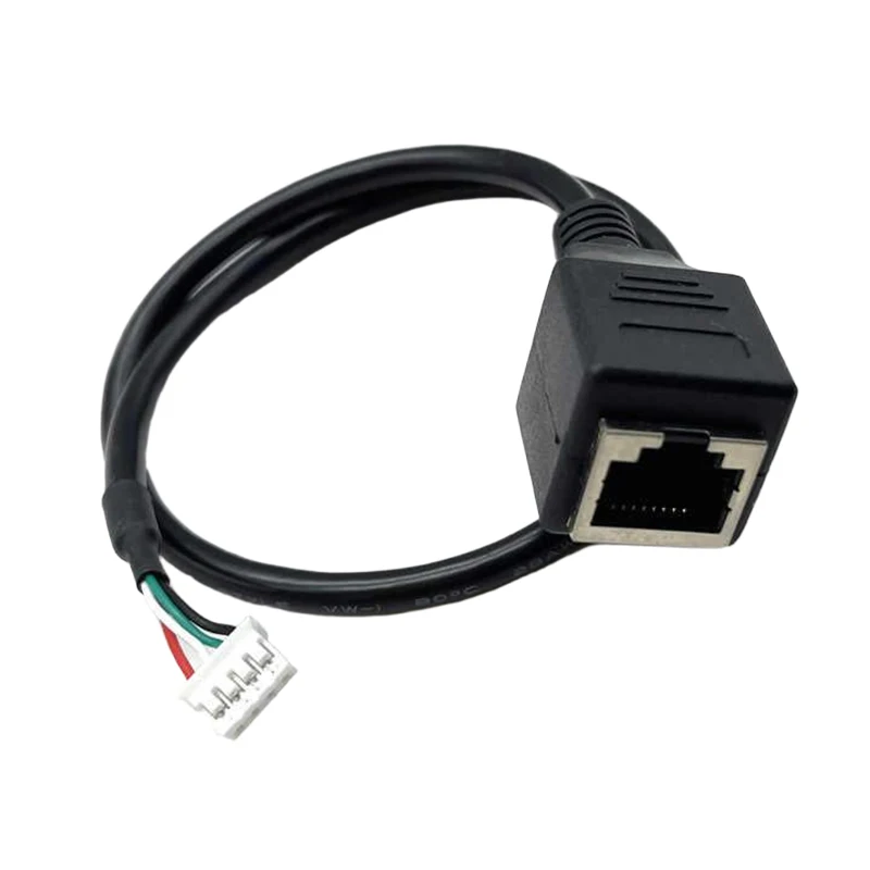 RJ45 to PH2.0 Wire Connector 4pin White 1.25mm Industrial Control Motherboard Pin Wire PH2.0 to RJ45 Terminal Touch Screen Wire