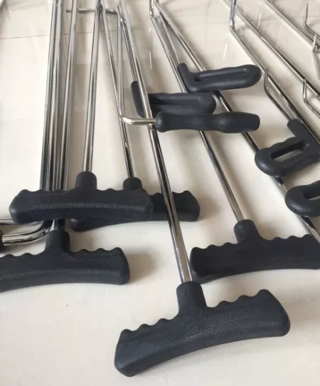 Vehicle Traceless Dent Repair Tool Stick Set Dent Free Gold Hook Mechanical Hardware Plate Nylon