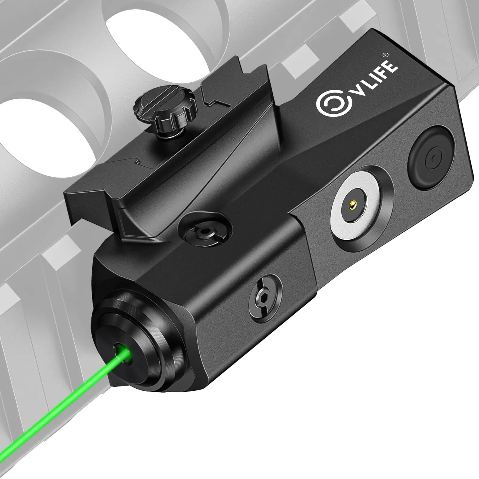 البصر بالليزر الأخضر متوافق مع Picatinny Rail التكتيكية بالليزر البصر المغناطيسي القابل لإعادة الشحن