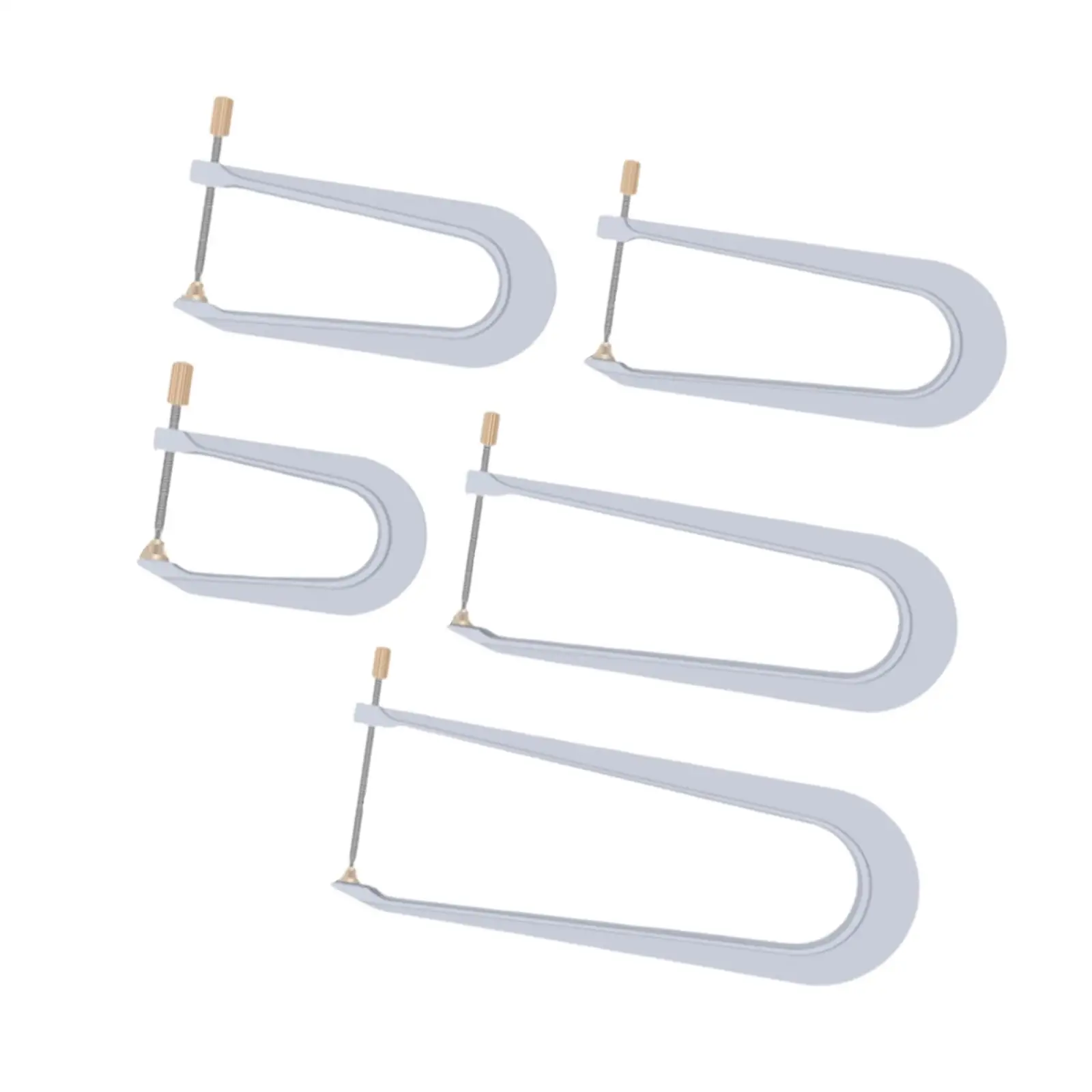 Violin Beam Clamps Replacement Bonding Tools Professional Bracing Kit for Instrument Maker Violin Construction and Luthier Work