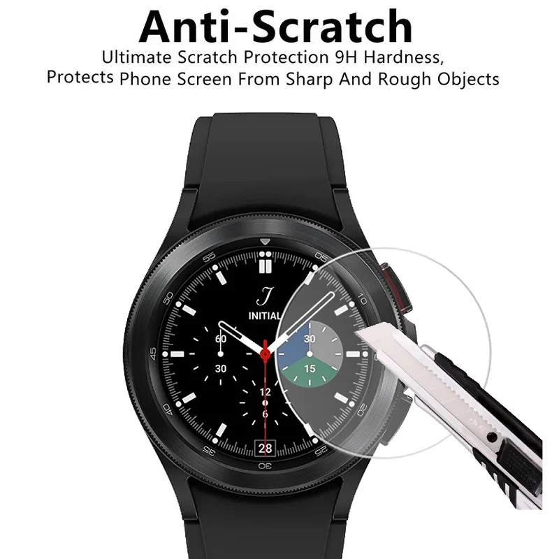 Screen Protector for Samsung Galaxy Watch 4 Clasisic Tempered Glass for Samsung Watch 4 Classic 46MM 42MM Protective Film Foil