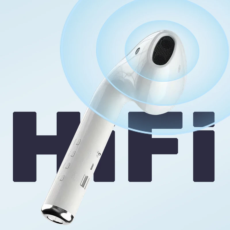 مكبر صوت لاسلكي كبير الحجم سماعة رأس بخاصية البلوتوث عملاقة لأجهزة AirPods Pro Model سماعة صوت لاسلكية تعمل بالبلوتوث يدعم بطاقة TF