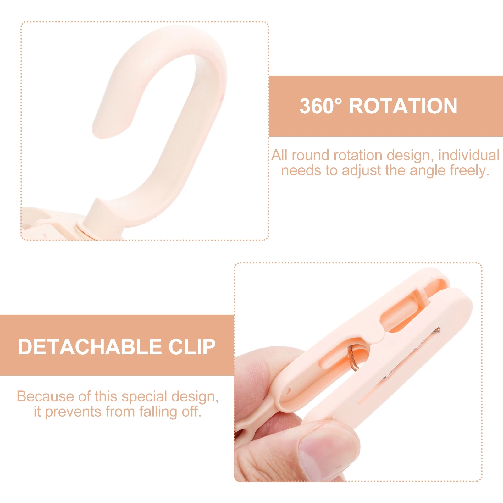 

Laundry Clips Socks Towels Hanger Sturdy Pp Material Large Capacity Indoor Outdoor Use For Clothes Socks Drying Rack