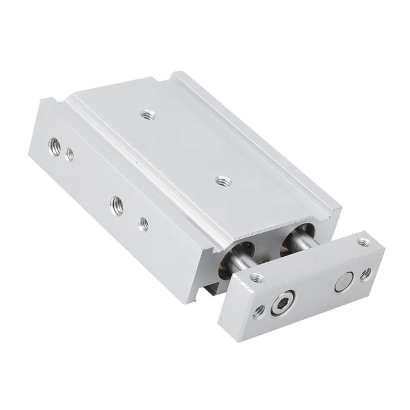 DoubleRod Air Cylinder Guide Rod Plate Double Guided Pneumatic Slide Bearing Cushioned (CXSM10-10/20/30 )