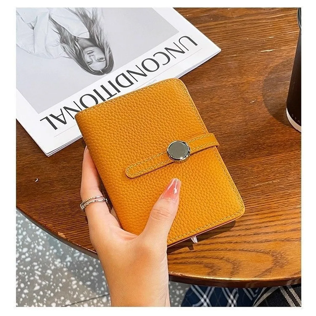 

Women'S Bifold Wallet Breathable Vertical Slim Wallet Top Grain Leather Wallet Top Grain Leather Rfid Blocking Card Holder