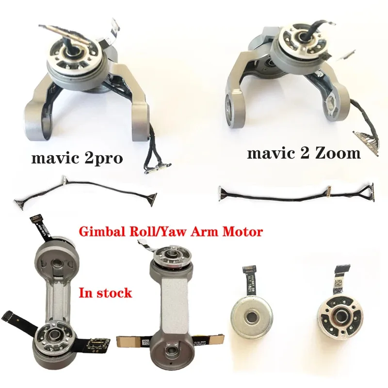 Para DJI Mavic 2 Pro Zoom cardán cable cámara rollo/brazo de curvatura/motor flex (necesita calibrar) piezas de reparación
