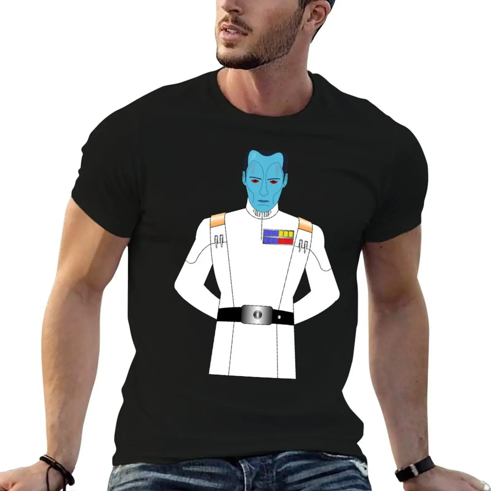 Grand Admiral Thrawn - Bust T-Shirt summer top boys animal print custom shirt tees fitted t shirts for men