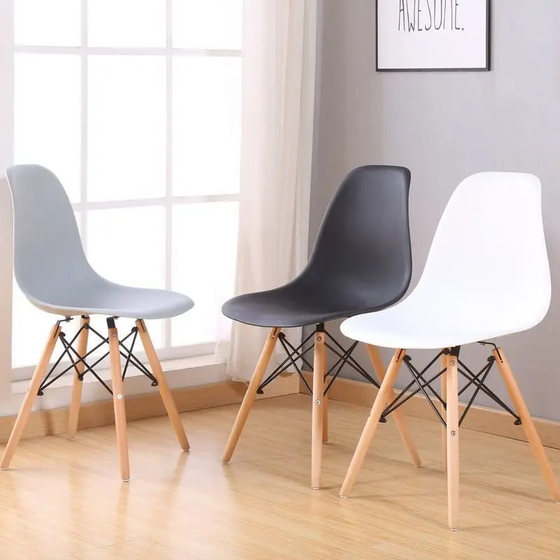 Modern Minimalist Internet Celebrity Armchair Nordic Casual Solid Wood Home Dining Chair Personalized Book Table And Chairs