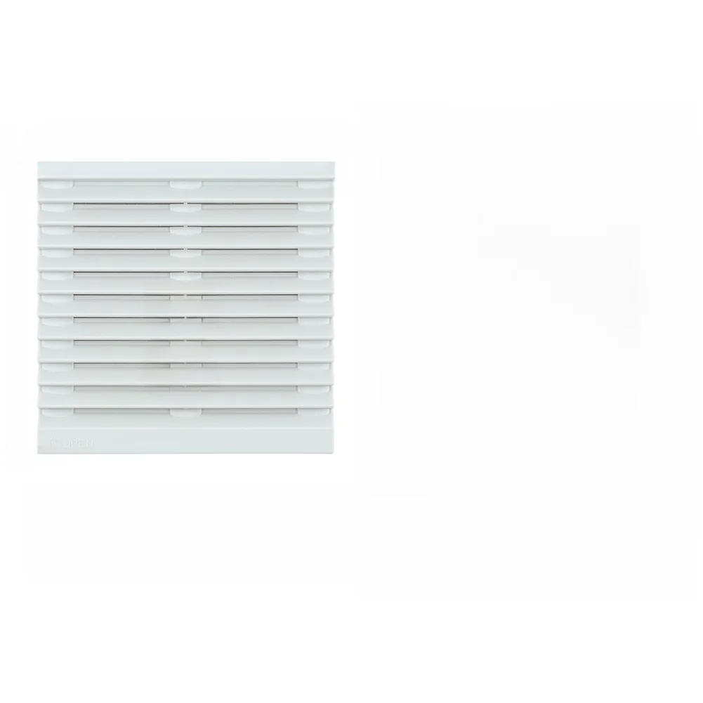 For Electrical Cabinet Cooling Fan Filter Grille ABS Construction Angled Louvers High-Density Filter Cotton and Reliable Sealing