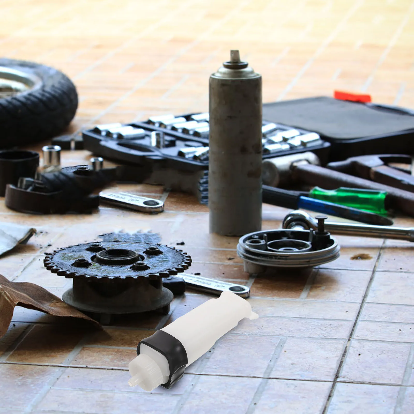 

Motorcycle Engine Water Tank Reservoir Replacement Coolant Expansion Bottle Off-road Dirt Bike Modification Accessories Plastic