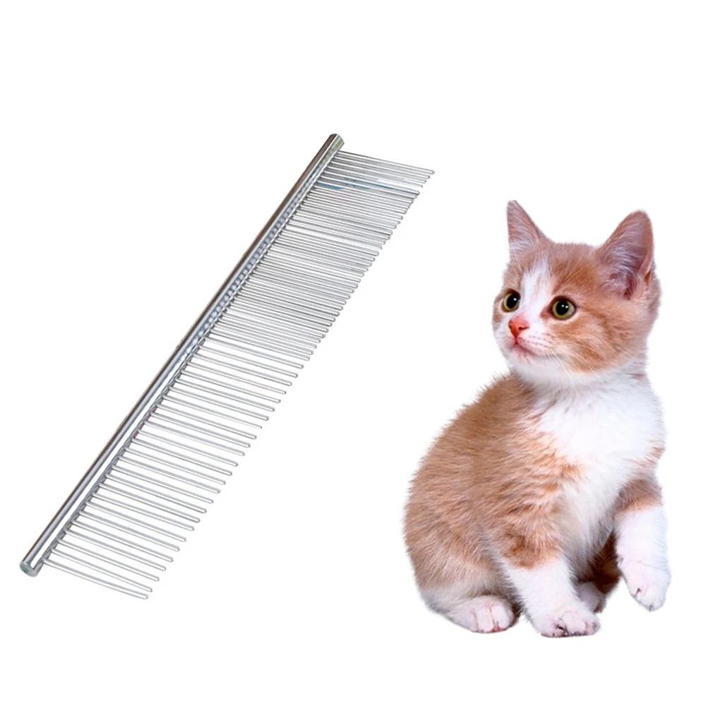 

Factory Wholesale Pet Flea Comb Plating Cat Dog Grooming Comb