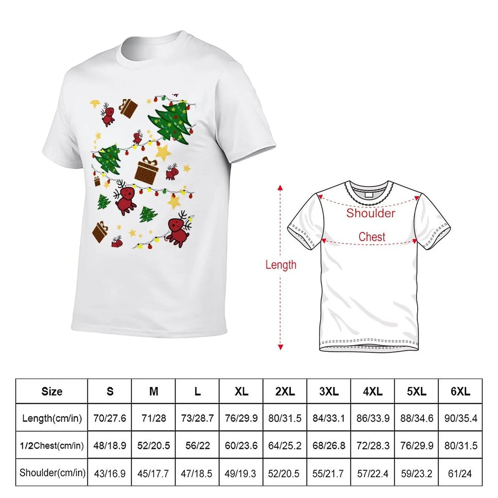 White Marry Christmas T-Shirt vintage t shirt graphic t shirts black t shirt plain t-shirt t shirts for men pack