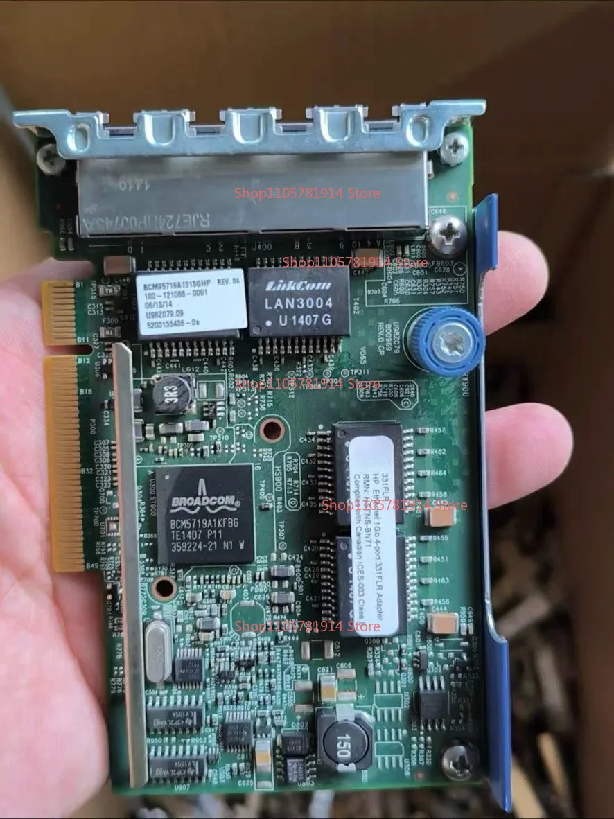 For HP 331FLR Four-port Gigabit Network Interface Card BCM5719 Chip PCI-E Interface