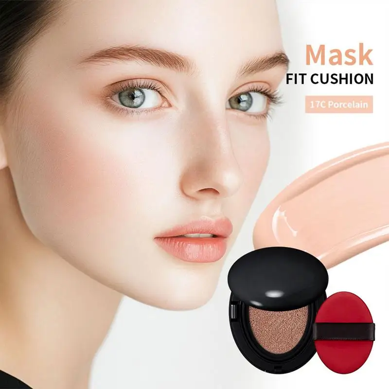 Air cushion foundation 18g Glowy Skin Makeup Long-Lasting Nourishing moisturizing concealer Poreless Face Foundation waterproof