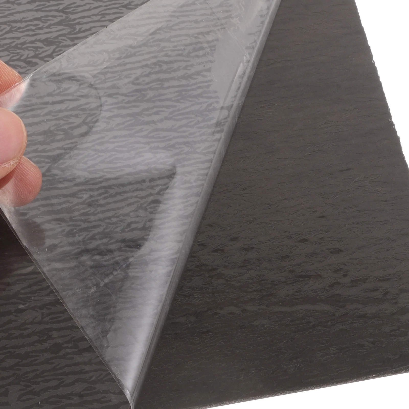 Mini-poppenhuisvloerplaten Realistische houten textuur Zelfklevende plastic vloerplanken voor doe-het-huisgebouw